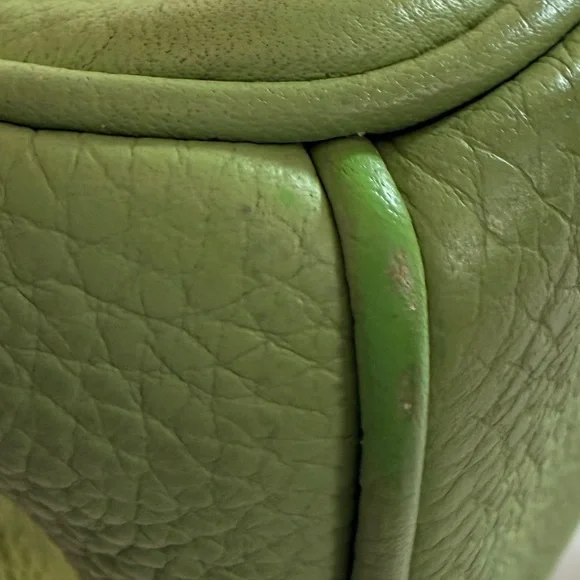 Dior Green Pebbled Leather Medium Issime Shopper Tote with Detachable Pouch - Picture 8 of 10
